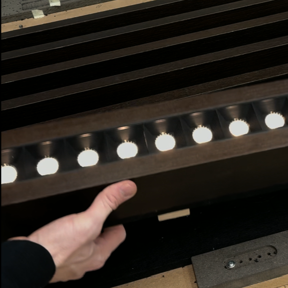 DALI Controlled Lighting in CW Woodcraft Panels