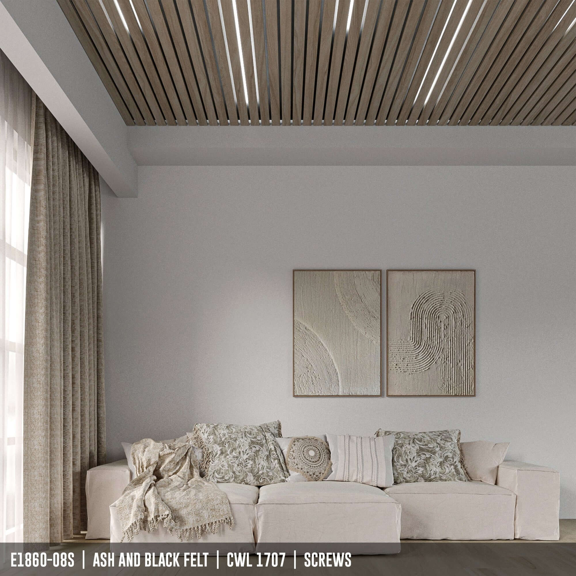 E1860-08S | Echolock Panel | Acoustical Wood Panel