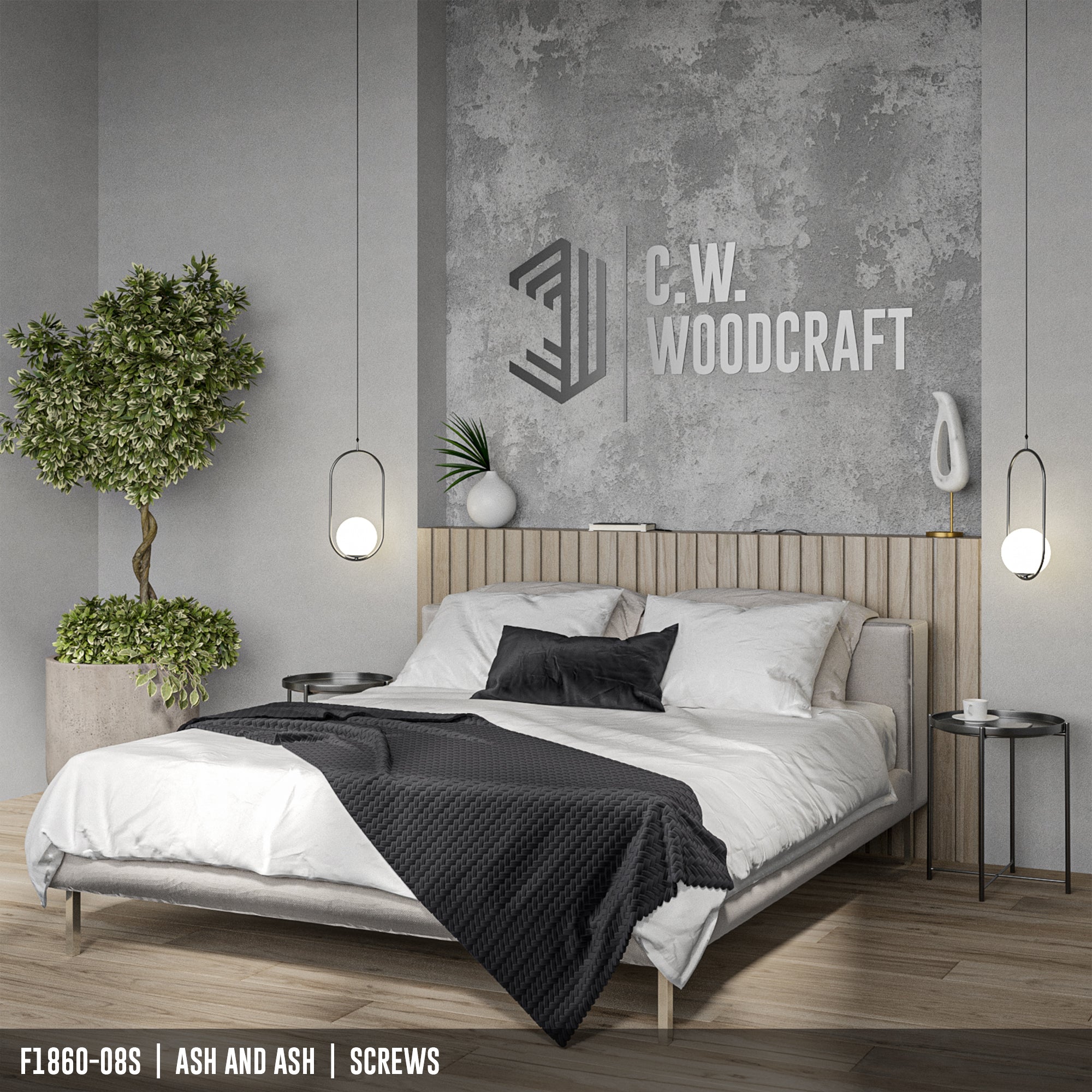 F1860-08S-WW | Linear Wood on Wood Panel