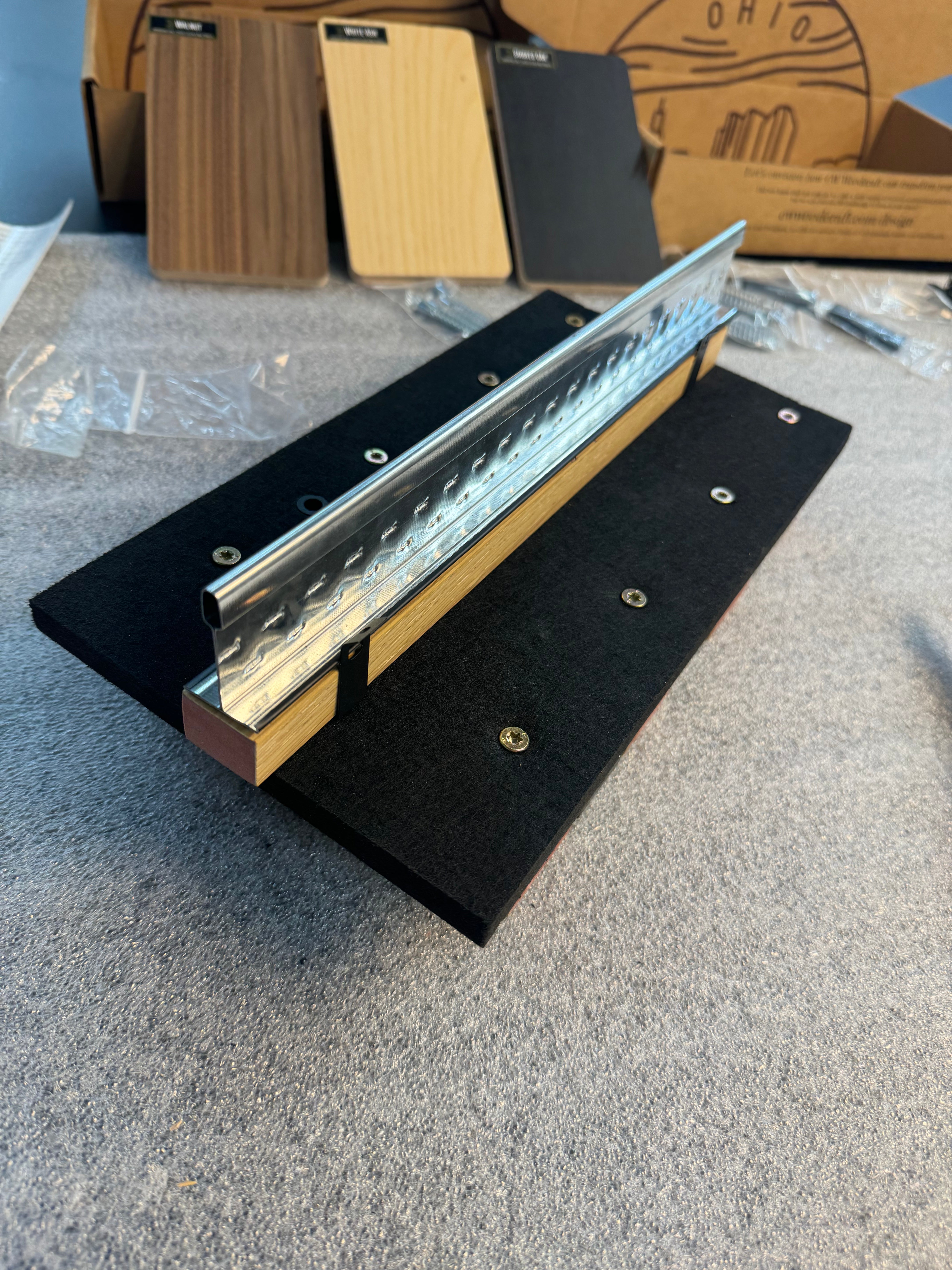 Sample Box | includes all standard wood species + optional mini panel