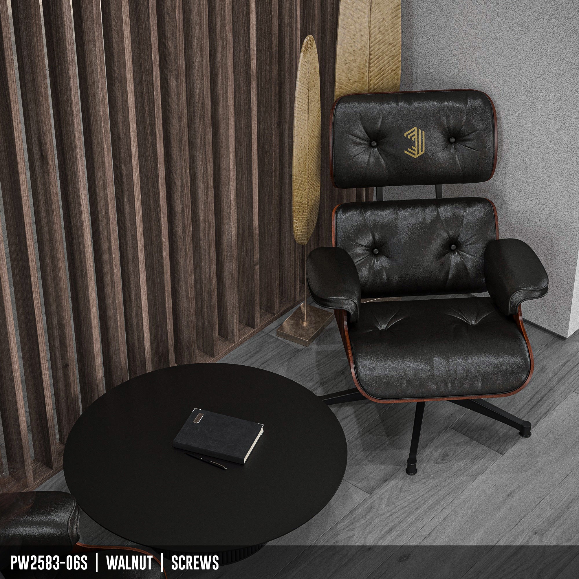 PW2583-06S | Wood Partition Wall