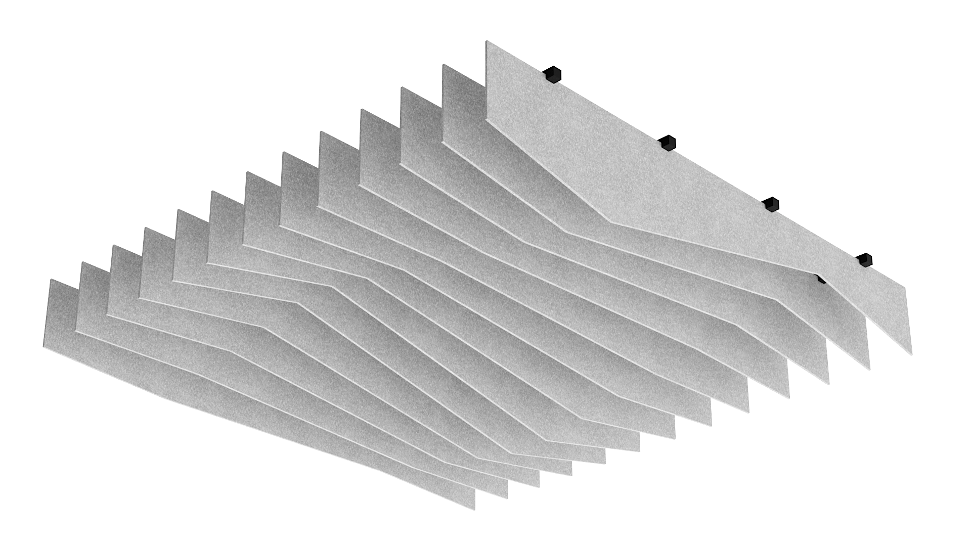FC0006 | Cascade | Suspended Acoustical Ceiling Baffles System