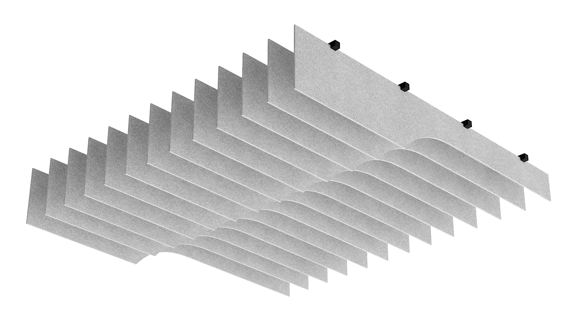 FC0007 | Taurus | Suspended Acoustical Ceiling Baffles System