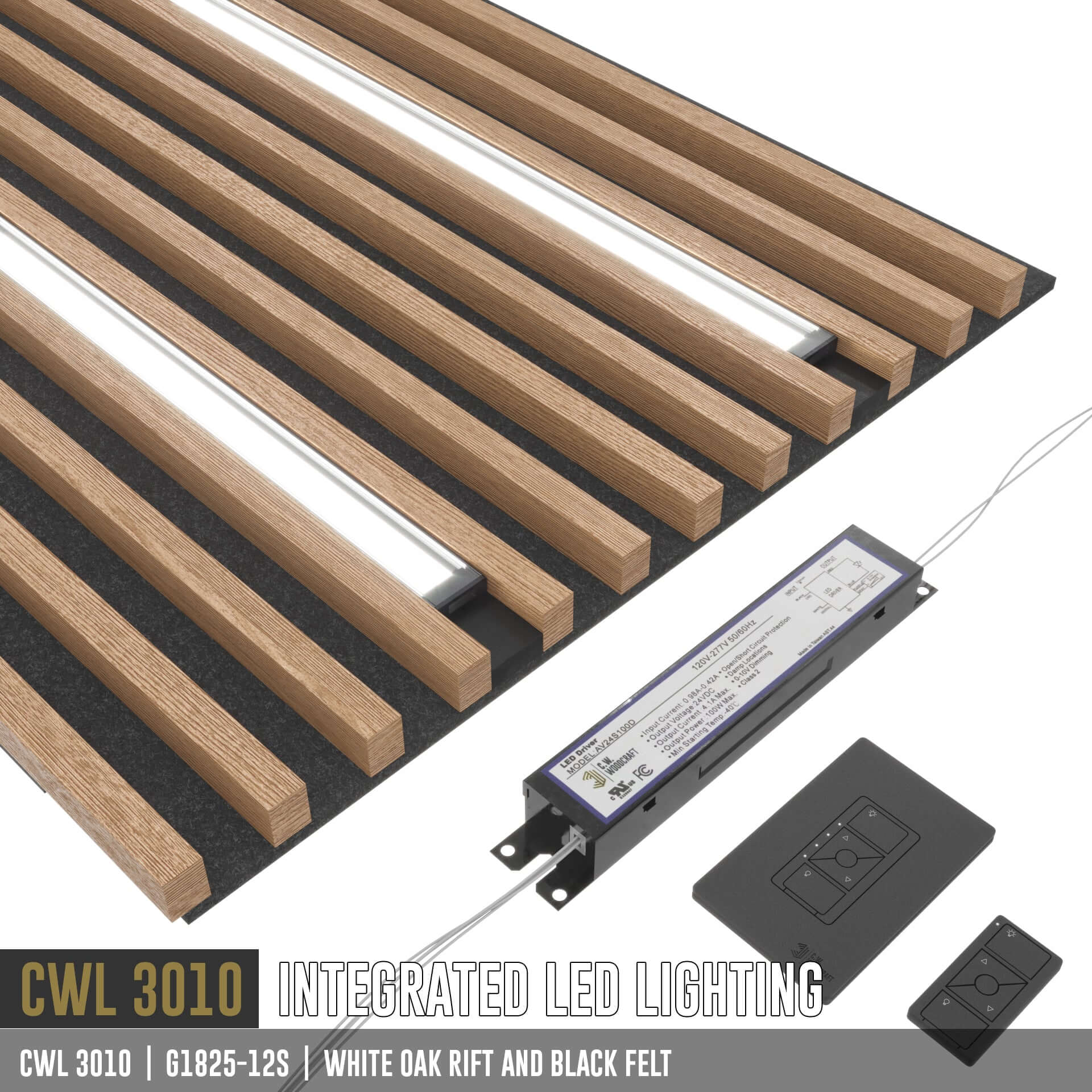CWL 3010 | LED Lighting for wood panels