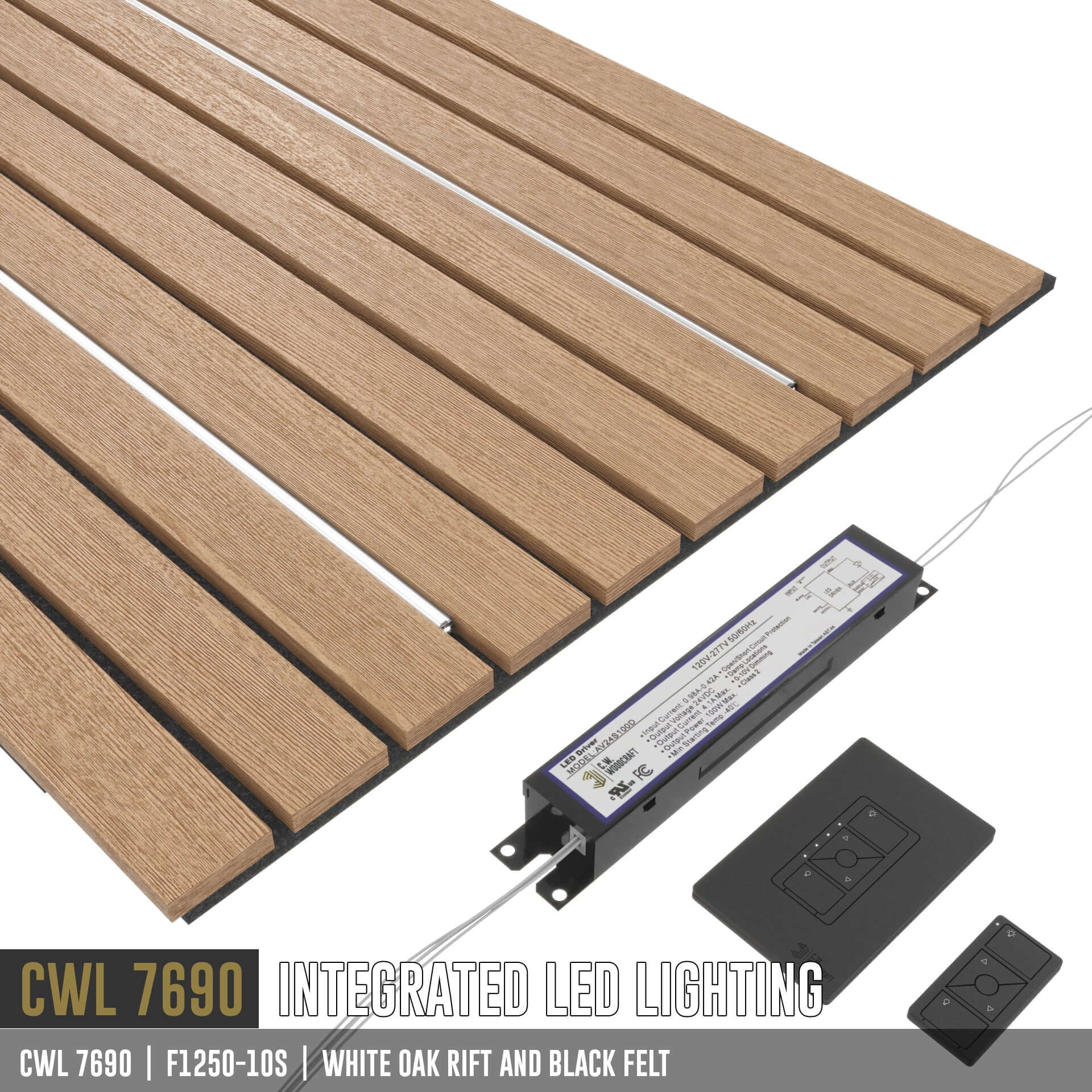 CWL 7690 | LED Lighting for wood panels