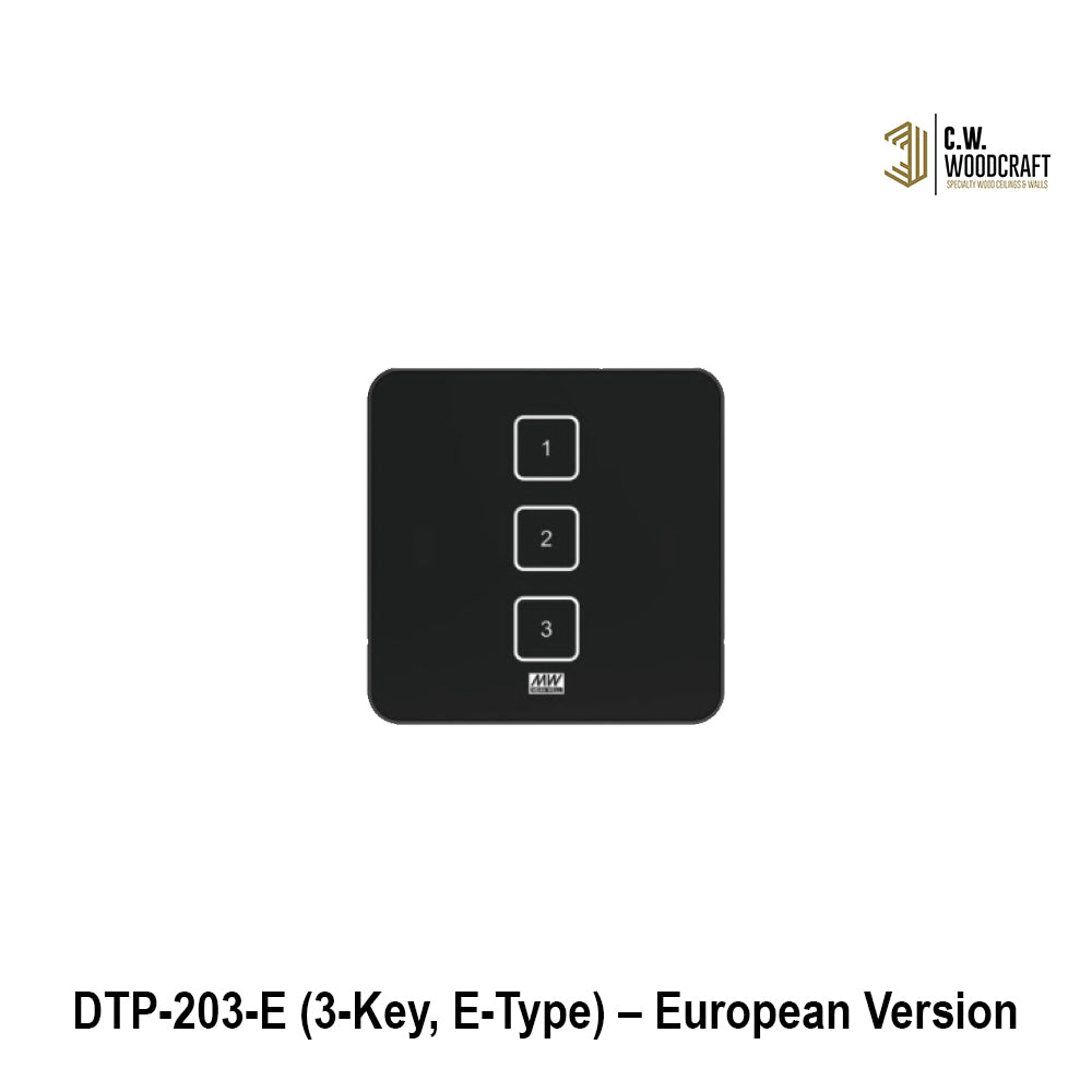 DTP Series – DALI-2 Touch Panel (Push Button) - Mean Well