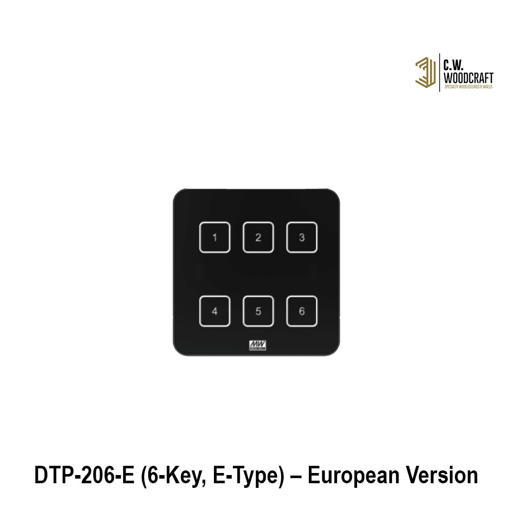 DTP Series – DALI-2 Touch Panel (Push Button) - Mean Well