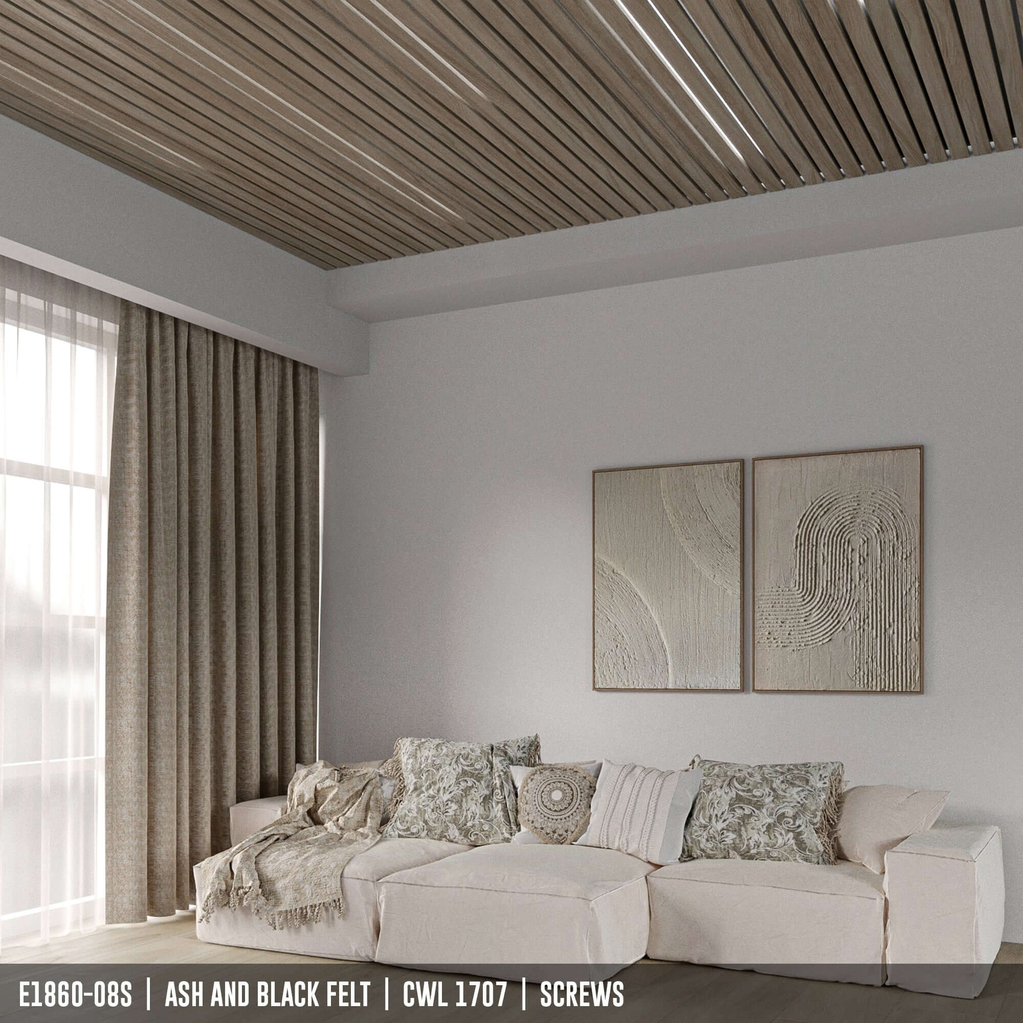 E1860-08S | Echolock Panel | Acoustical Wood Panel