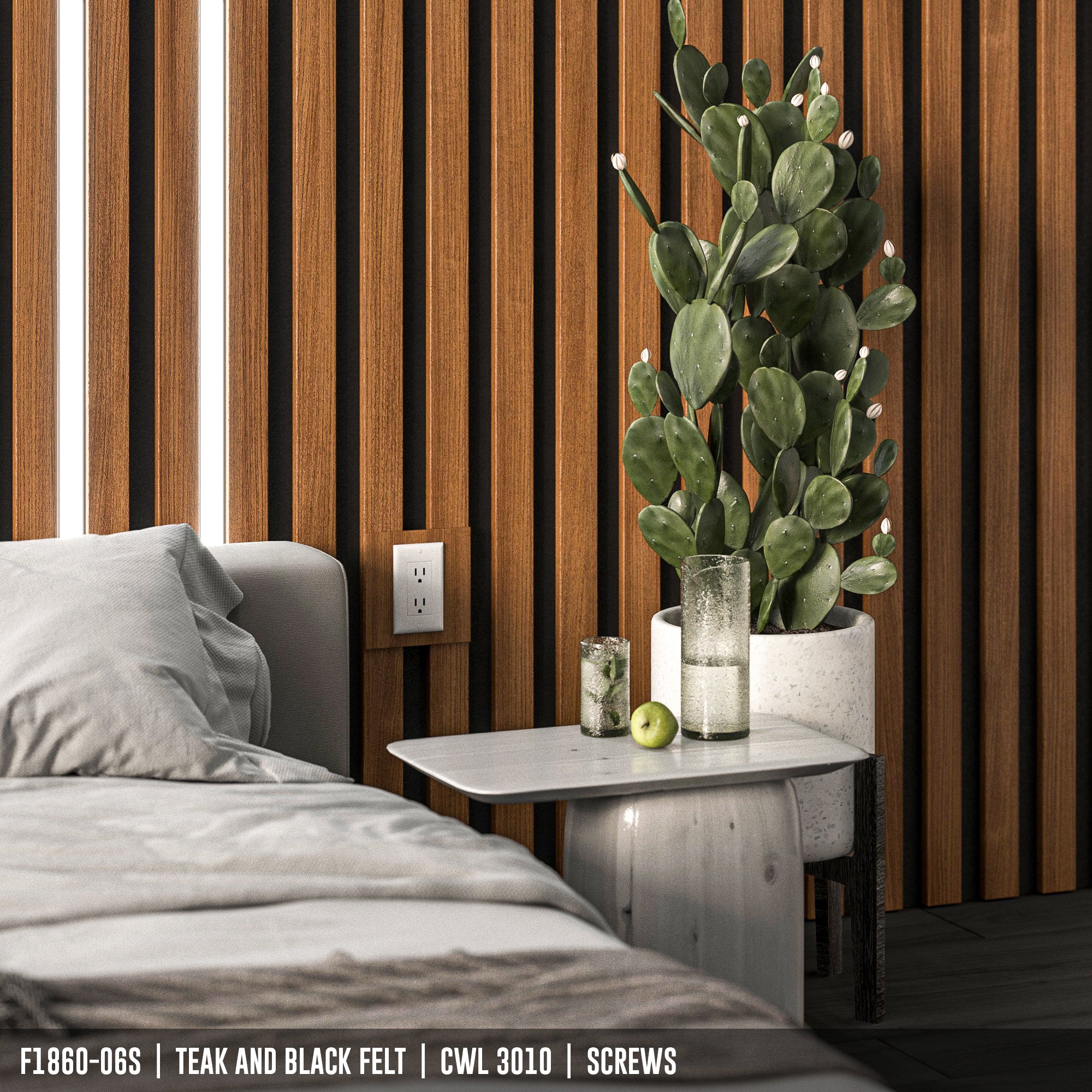 F1860-06S | Acoustical Linear Wood Panel
