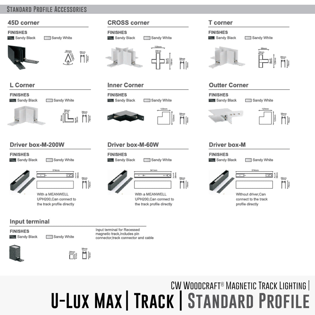 U-LUX MAX | Magnetic Lighting System | Track – CW WOODCRAFT